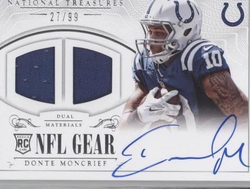 2014 Panini National Treasures Donte Moncrief #RGS-DM