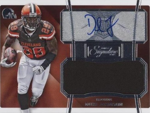 2015 Panini Donruss Signature Series Duke Johnson #483