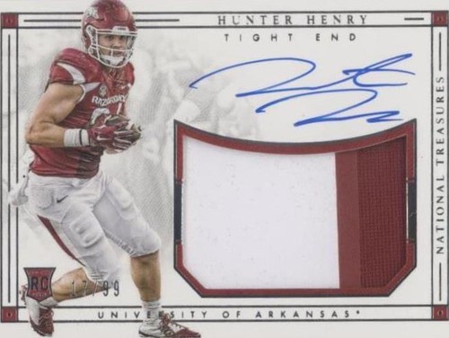 2016 Panini National Treasures Collegiate Hunter Henry #209