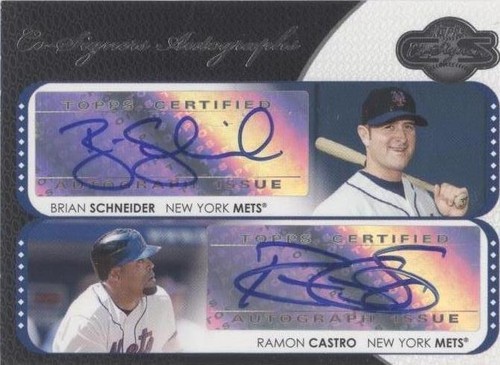 2008 Topps Co-Signers - Brian Schneider Ramon Castro #CS-SC