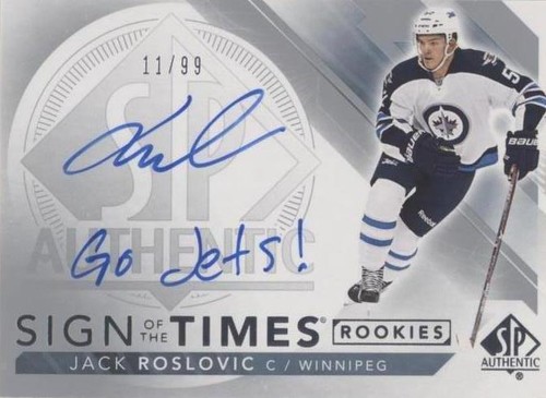 2017-18 SP Authentic - Jack Roslovic #SOTR-JR