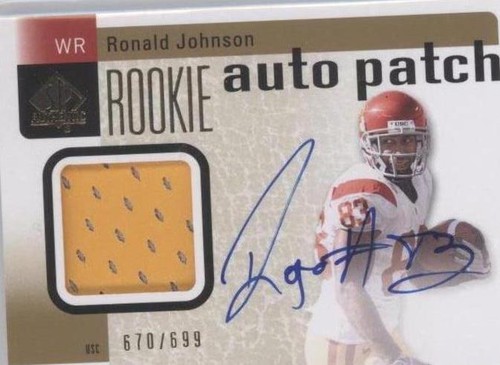2011 SP Authentic Ronald Johnson #218