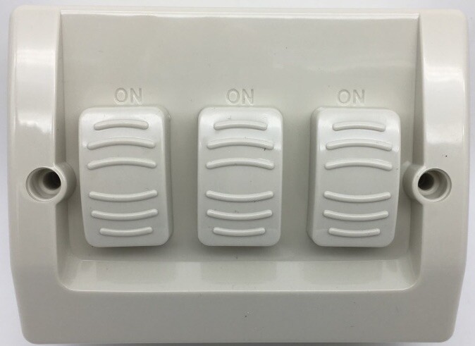 3 Gang Weatherproof Switch16 Amp IP 66 External Water