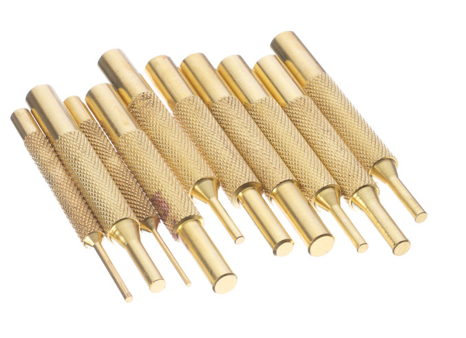 16pc Pin Punch Set 10 Brass 2 Steel 2 Nylon Hammer Gunsmith Drift Pin Punch Set