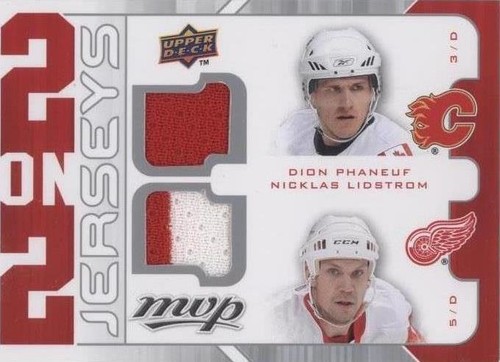 2008-09 Upper Deck MVP - Dion Phaneuf Nicklas Lidstrom Scott Niedermayer #J2-LNCP