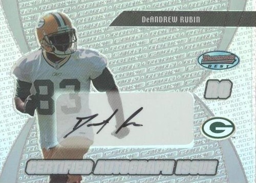 2003 Bowman's Best Deandrew Rubin #166