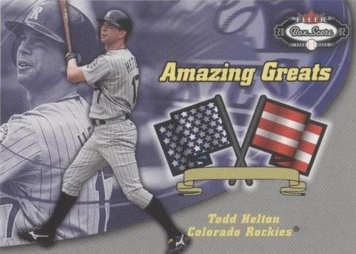 2002 Fleer Box Score - Todd Helton #5 AG