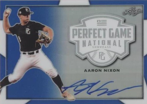 2019 Leaf Perfect Game National Showcase - Aaron Nixon #BA-AN1