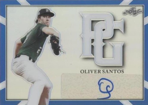 2021 Leaf Perfect Game National Showcase - Oliver Santos #BA-OS1