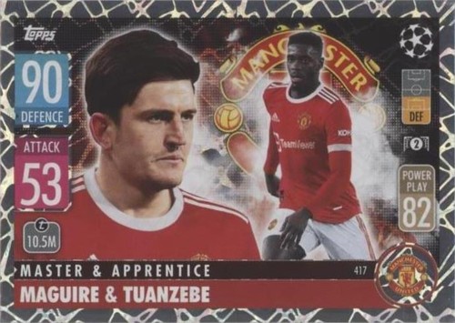 Topps Inception Harry Maguire 直筆サインカード 2022 Topps Match Attax Signature Style Harry Maguire