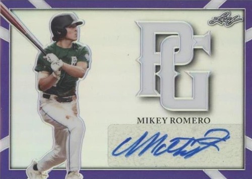 2021 Leaf Perfect Game National Showcase - Mikey Romero #BA-MR1