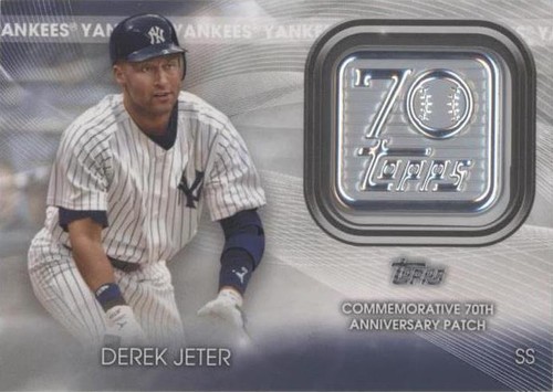 DEREK JETER 2021 TOPPS SERIES 1 COMMEMORATIVE 70TH