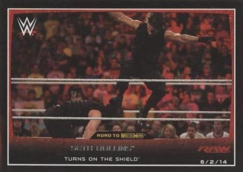 2015 Topps WWE Road to Wrestlemania - Seth Rollins #25