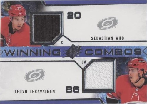 2021-22 SPx - Sebastian Aho Teuvo Teravainen #WC-SATT