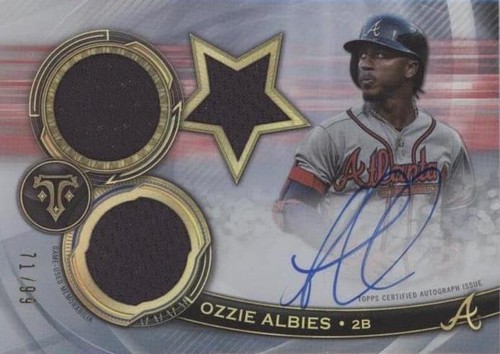 2019 Topps Triple Threads - Ozzie Albies #RFPAR-OA
