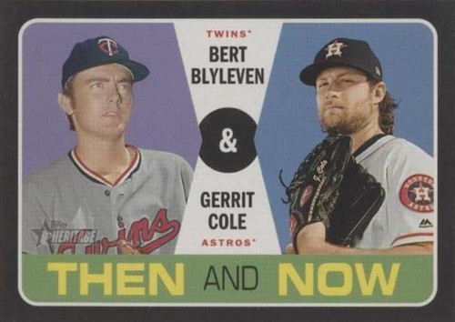2020 Topps Heritage - Bert Blyleven Gerrit Cole #TN-15