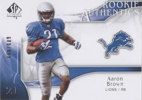 2009 SP Authentic Aaron Brown #240