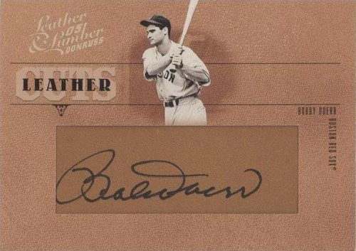 2005 Donruss Leather & Lumber - Bobby Doerr #LC-8