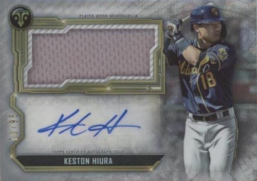 2020 Topps Triple Threads - Keston Hiura #ASJR-KH