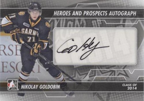 2013-14 In the Game Heroes and Prospects - Nikolay Goldobin #A-NG