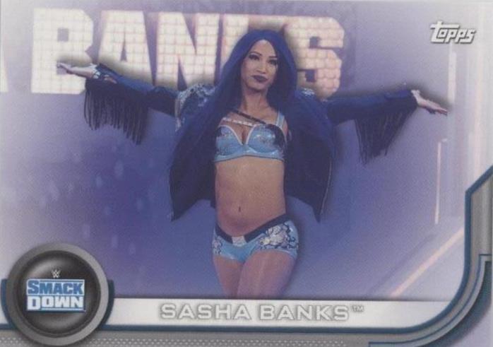 2020 Topps WWE Women's Division - Sasha Banks #RC-48