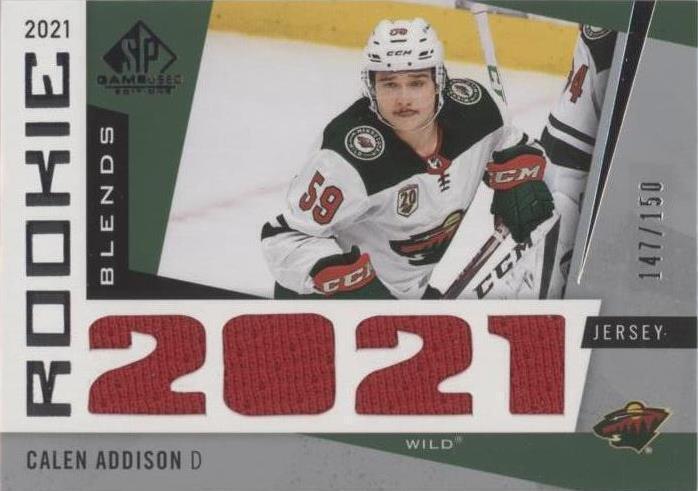 2021-22 Upper Deck SP Game Used - Calen Addison #RB-CA