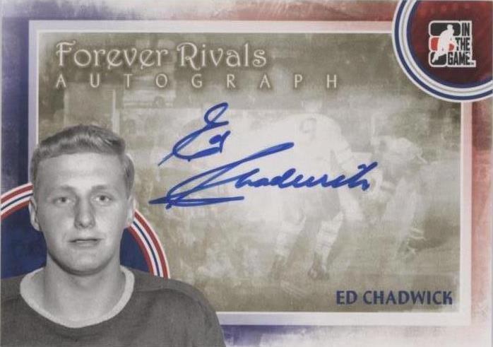 2012-13 In the Game Forever Rivals Series - Ed Chadwick #A-EC