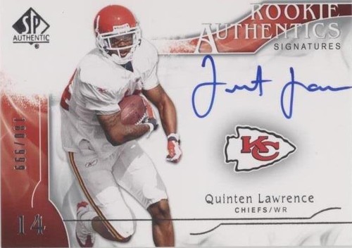 2009 SP Authentic Quinten Lawrence #325