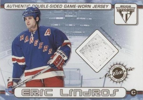 2001-02 Pacific Private Stock Titanium - Eric Lindros Theoren Fleury #25