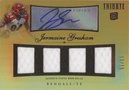 2010 Topps Tribute Jermaine Gresham #AQR-JGR