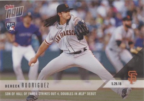 2018 Topps Now - Dereck Rodriguez #262