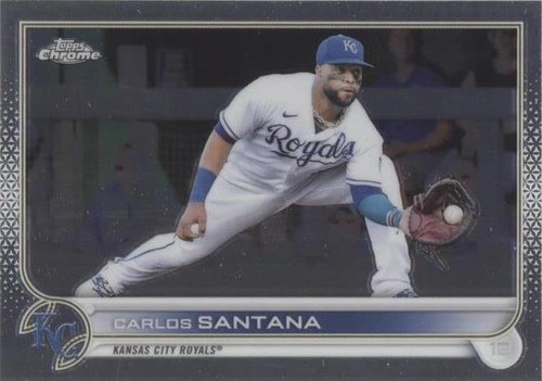 2022 Topps Chrome - Carlos Santana #143
