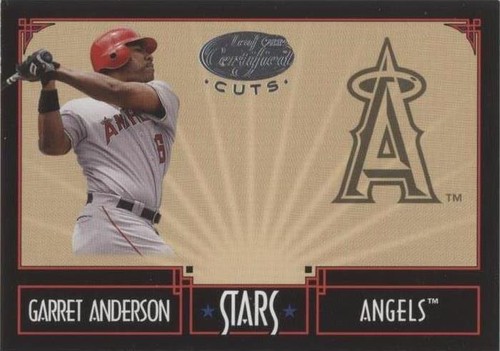 2004 Leaf Certified Cuts - Garret Anderson #S-6