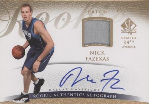 2007-08 SP Authentic - Nick Fazekas #139
