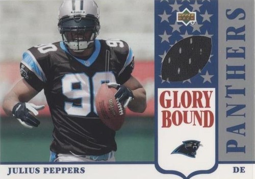 2002 UD Authentics Julius Peppers #GBJ-JP