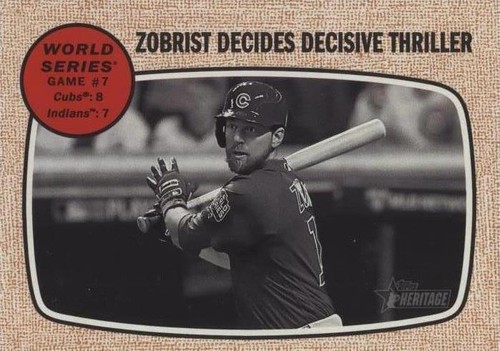 2017 Topps Heritage - Ben Zobrist #157