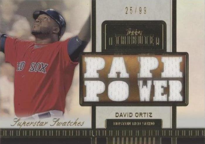 2012 Topps Tribute - David Ortiz #SS-DO