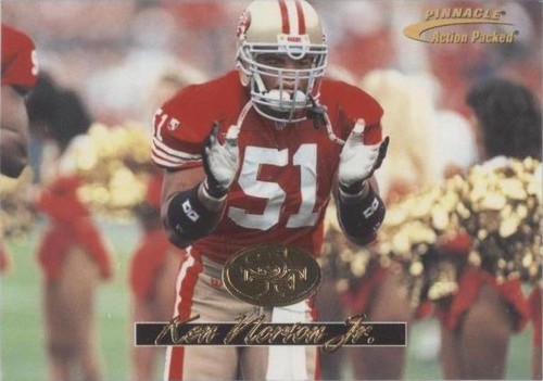 1996 Pinnacle Action Packed Ken Norton #64
