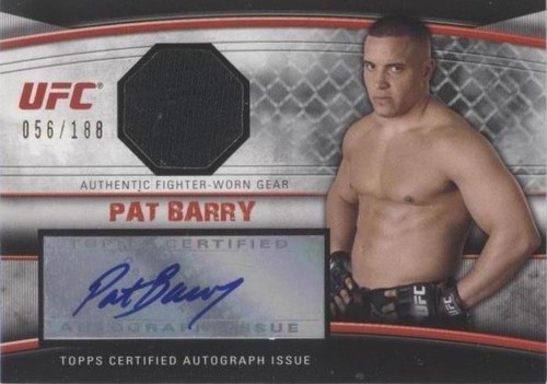 2010 Topps UFC Knockout - Pat Barry #AFG-PB