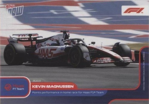F1カード Kevin Magnussen シールサインカード F1 TOPPS FLAGSHIP 2022 KEVIN MAGNUSSEN SIGNED PRINTING PLATE