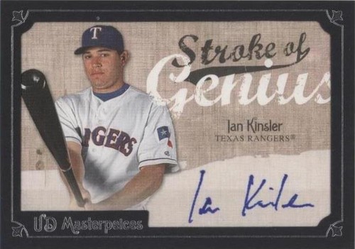 2007 UD Masterpieces - Ian Kinsler #SG-IK