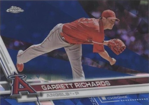 2017 Topps Chrome Sapphire Edition - Garrett Richards #655