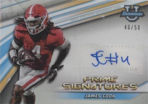 2021-22 Bowman University James Cook #PCS-JC