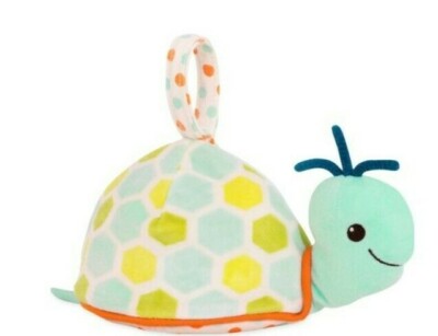 Glow Zzzs Turtle Plush Baby Toy Light & Sound Tortuga De Peluche Shellé NWOTs