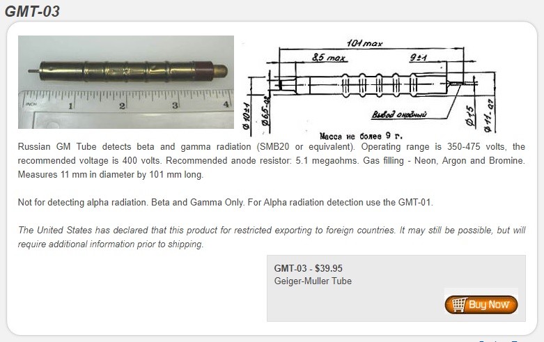 Geiger Counter Radiation Meter