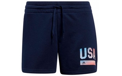 

Женские многофункциональные спортивные шорты Adidas, темно-синий, Collegiate navy, HS9571