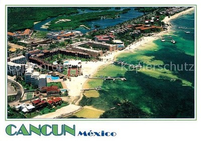 Cancun Fliegeraufnahme