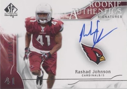 2009 SP Authentic Rashad Johnson #316