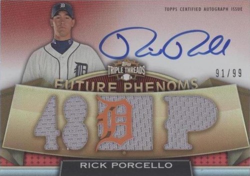 2011 Topps Triple Threads - Rick Porcello #145