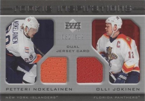 2005-06 Upper Deck Rookie Update - Olli Jokinen Petteri Nokelainen #218
